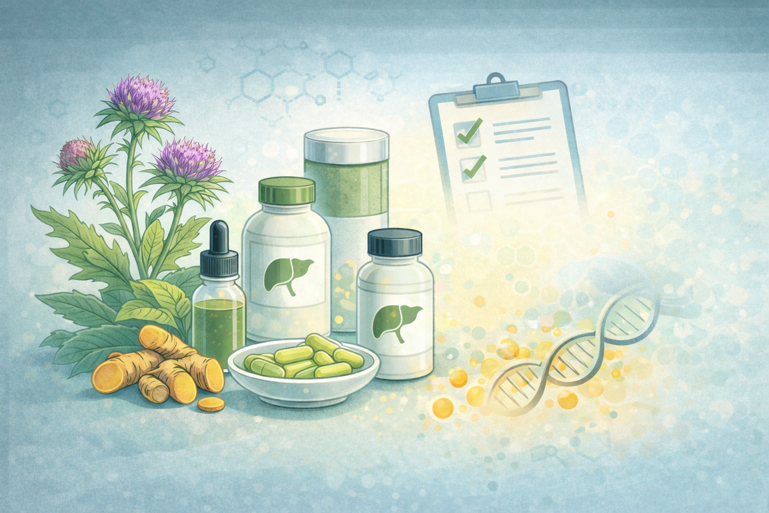 Liver Support Supplements: An Evidence-Based Overview