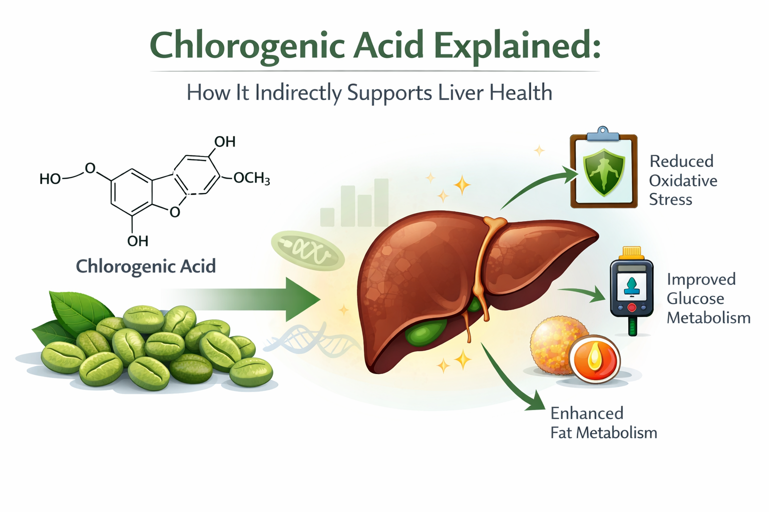 Chlorogenic Acid Explained: How It Indirectly Supports Liver Health